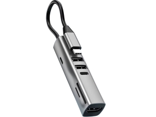 7-in-1 USB-C Hub Multiport Adapter HDMI USB mit Power Delivery