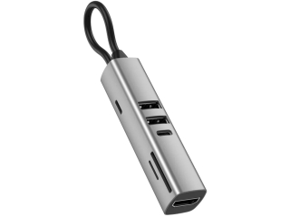 7-in-1 USB-C Hub Multiport Adapter HDMI USB mit Power Delivery