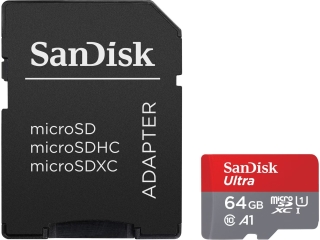 Sandisk microSDXC 64GB UHS-I mit SD Adapter