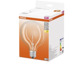 Osram LED Retrofit Classic Globe E27 Klar 2.5W 250lm