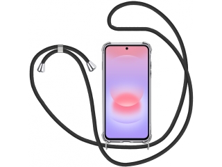 Samsung Galaxy A37 Handykette Necklace Hülle Gummi transparent
