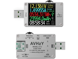 AVHzY CT-3 USB Power Meter Tester