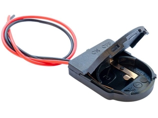 CR2032 Knopfzellen Batteriehalter mit Ein/Aus-Schalter