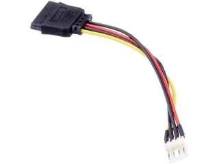 SATA 15-Pin auf Floppy 4-Pin Stromadapterkabel
