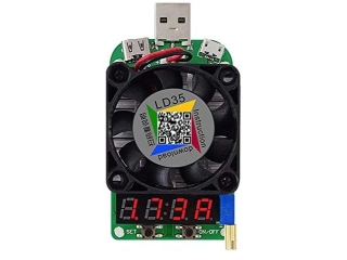LD35 USB Electronic Load Tester 35W DC 4–25V 0.25–5A
