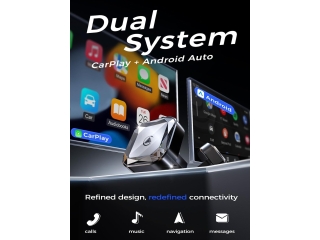 2-in-1 Apple Carplay & Android Auto Adapter
