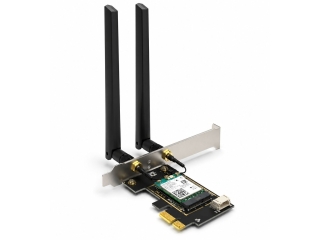 Intel AX210 WiFi 6E PCI-E WLAN Karte mit Bluetooth 5.3 für Desktop PC
