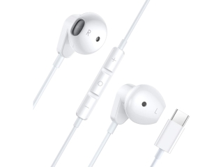 USB-C In-Ear Stereo Kopfhörer mit Mikrofon & Lautstärkeregler