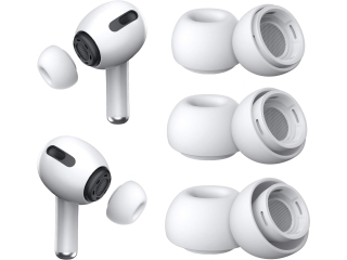 Ear Tips Ersatz Ohrstöpsel Set für Apple AirPods Pro weiss