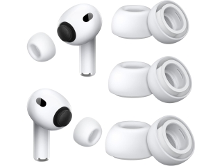 Ear Tips Ersatz Ohrstöpsel Set für Apple AirPods Pro 3 (2025) weiss