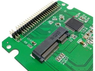 mSATA SSD zu IDE 44-Pin Adapter im 2.5 Zoll Festplattengehäuse