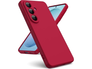 Samsung Galaxy S26 Liquid Silikon Case Hülle raspberry pink