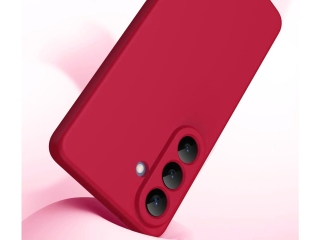 Samsung Galaxy S26 Liquid Silikon Case Hülle raspberry pink