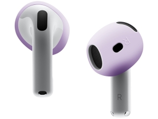 Rutschfeste Silikon Ear Tips für Apple AirPods 4 (2024) - purple