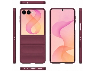 Samsung Galaxy Z Flip8 CloudCase TPU Hülle bordeaux