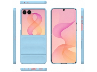 Samsung Galaxy Z Flip8 CloudCase TPU Hülle hellblau