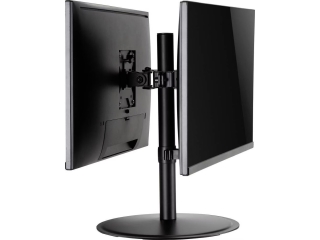 SpeaKa Professional Doppelmonitor Halterung mit Standfuss bis 32 Zoll