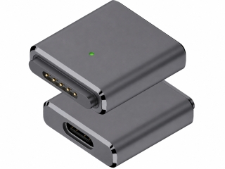 Magnetischer USB-C auf MagSafe 3 Adapter zu MacBook Air, Pro spacegrau