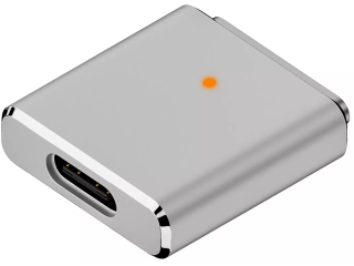 Magnetischer USB-C auf MagSafe 3 Adapter zu MacBook Air, Pro spacegrau