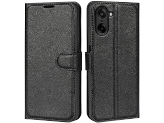 OnePlus Nord CE5 Lederhülle Portemonnaie Karten Etui schwarz