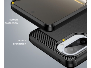 OnePlus Nord CE5 Carbon Gummi Hülle TPU Case schwarz