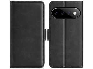 Google Pixel 11 Leder Hülle Karten Ledertasche schwarz
