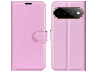 Google Pixel 11 Pro XL Lederhülle Portemonnaie Karten Etui rosa