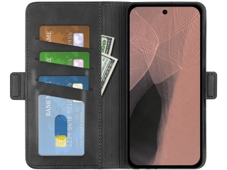 Google Pixel 11 Pro XL Leder Hülle Karten Ledertasche schwarz