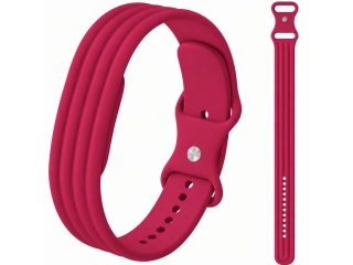 Google Fitbit Air verstellbares Silikon Sportarmband - berry red