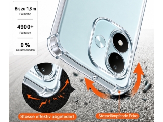 Xiaomi Redmi Note 17 Hülle Crystal Clear Case Bumper transparent
