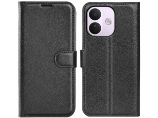 Xiaomi Redmi Note 17 Pro Lederhülle Portemonnaie Karten Etui schwarz