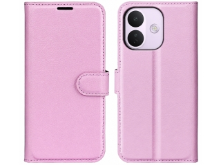 Xiaomi Redmi Note 17 Pro Lederhülle Portemonnaie Karten Etui rosa