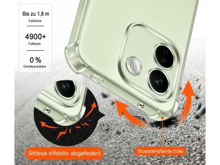 Xiaomi Redmi Note 17 Pro Max Hülle Crystal Clear Case Bumper