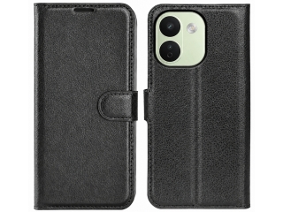 Xiaomi Redmi Note 17 Pro Max Lederhülle Karten Portemonnaie schwarz