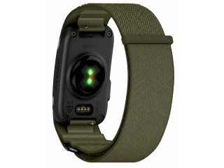 Garmin CIRQA verstellbares Nylon Sportarmband - dark olive