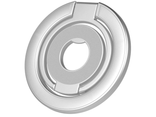 Magnetischer MagSafe Stand mit Ring Halterung - silber