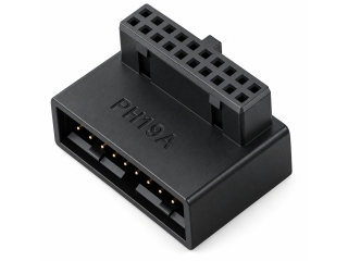 USB 3.0 19-Pin Header 90-Grad Mainboard Adapter PH19A