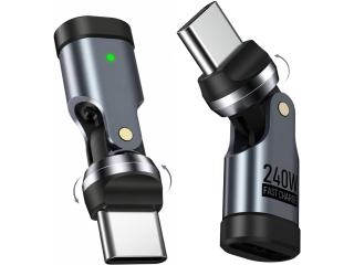 540-Degree USB-C Dreh- und Schwenkadapter 240W PD
