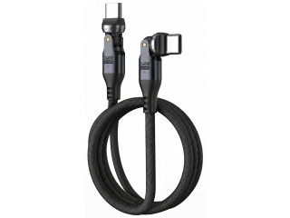 540-Degree Magnetisches USB-C Ladekabel 240W mit Dreh- & Schwenkköpfen