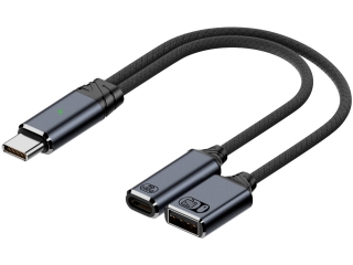USB-C auf USB-A Daten- und Ladeadapter 100W PD & USB 2.0 480 Mbit/s