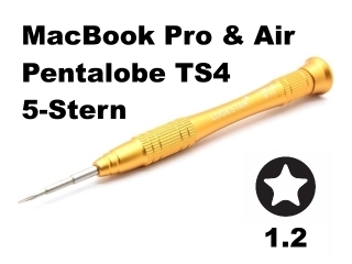 MacBook Pro/Air Pentalobe Spezial TS4 5-Stern Schraubenzieher - HQ
